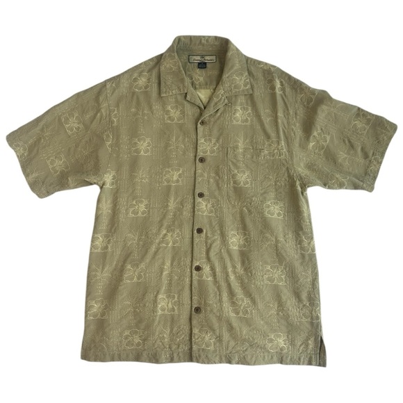 Tommy Bahama Men's 100% Silk Hawaiian Camp Short Sleeve Shirt Size Small - Picture 1 of 8